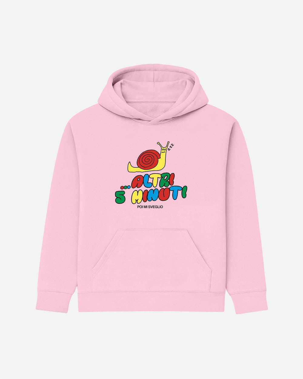 FELPA CON CAPPUCCIO BIZKIDZ "ALTRI CINQUE MINUTI"