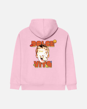 FELPA CON CAPPUCCIO BIZKIDZ "DOLCE VITA"