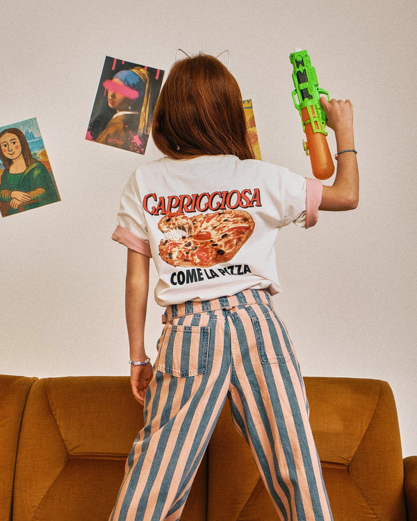 T-Shirt "Capricciosa" Indossato