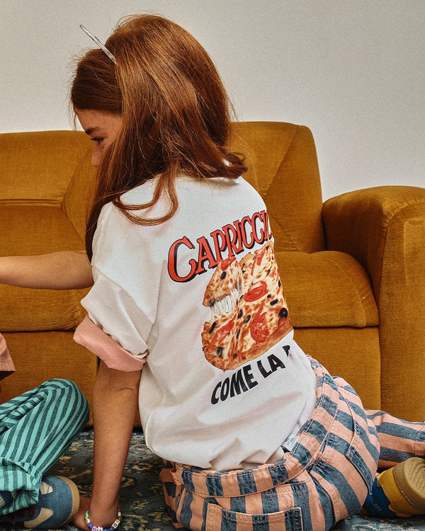 T-Shirt "Capricciosa" indossato 1

