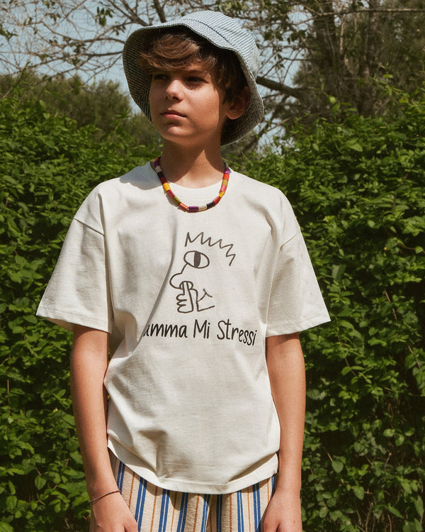 T-Shirt "Mamma mi stressi" Indossata