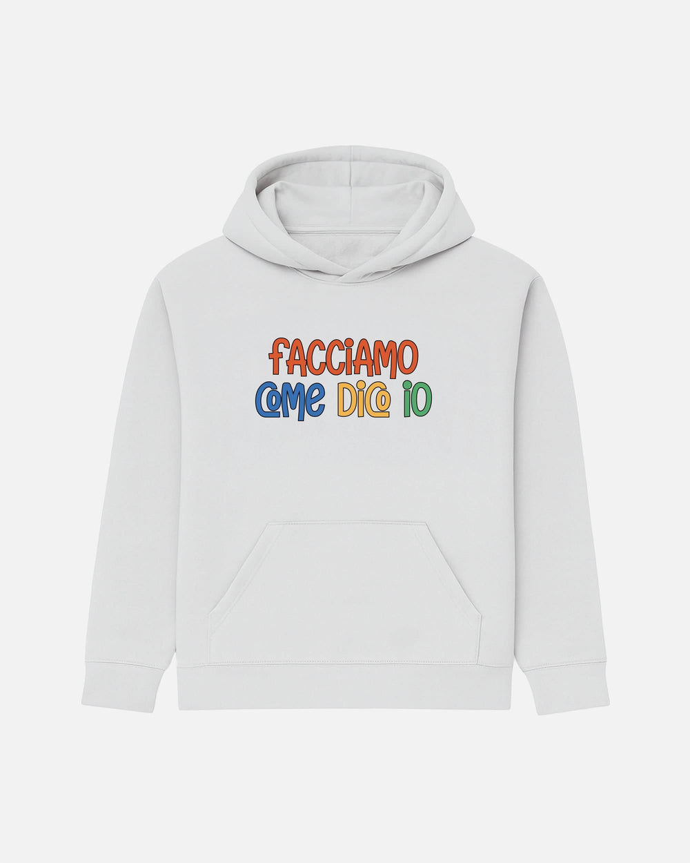 FELPA CON CAPPUCCIO BIZKIDZ "COME DICO IO"