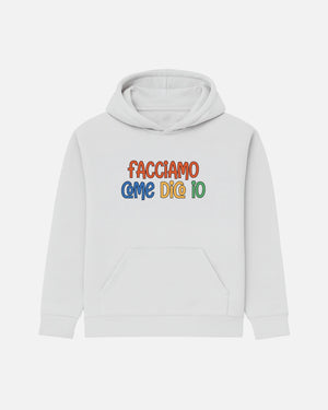 FELPA CON CAPPUCCIO BIZKIDZ "COME DICO IO"