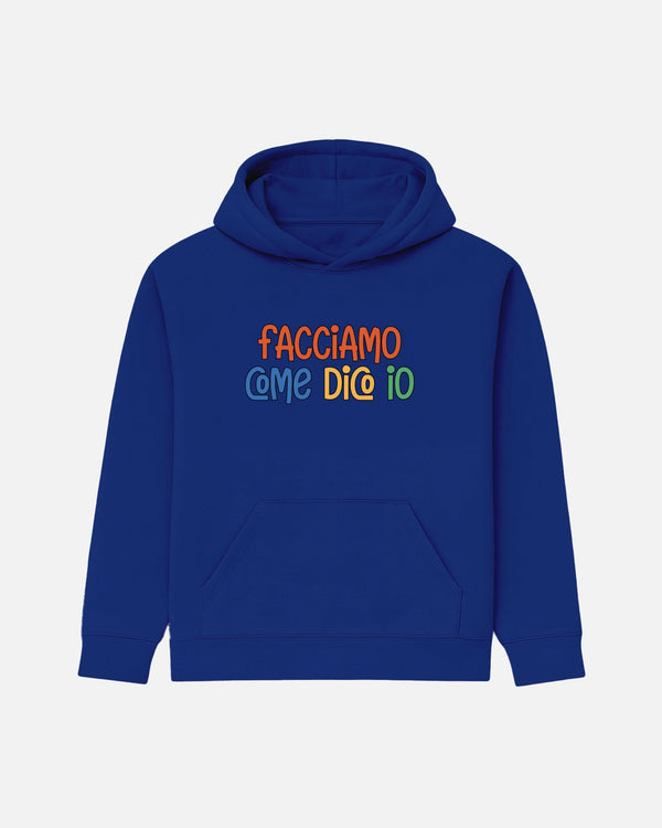 FELPA CON CAPPUCCIO BIZKIDZ "COME DICO IO"