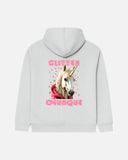 FELPA CON CAPPUCCIO BIZKIDZ "GLITTER OVUNQUE"