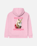 FELPA CON CAPPUCCIO BIZKIDZ "GLITTER OVUNQUE"