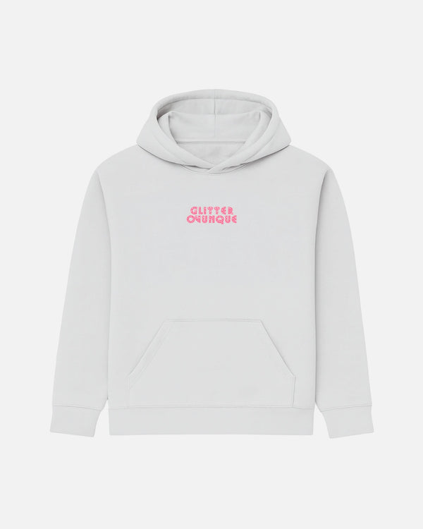 FELPA CON CAPPUCCIO BIZKIDZ "GLITTER OVUNQUE"