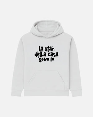 FELPA CON CAPPUCCIO BIZKIDZ "STAR DELLA CASA"