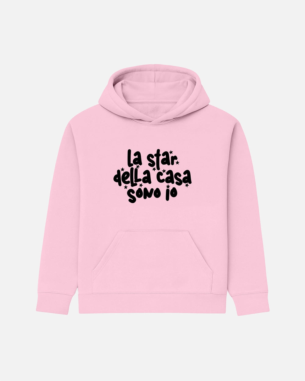 FELPA CON CAPPUCCIO BIZKIDZ "STAR DELLA CASA"