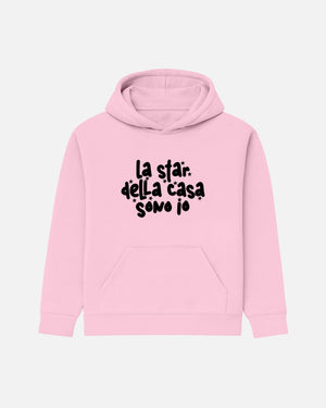 FELPA CON CAPPUCCIO BIZKIDZ "STAR DELLA CASA"