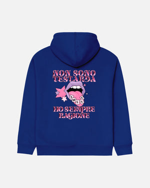 FELPA CON CAPPUCCIO BIZKIDZ "TESTARDA"