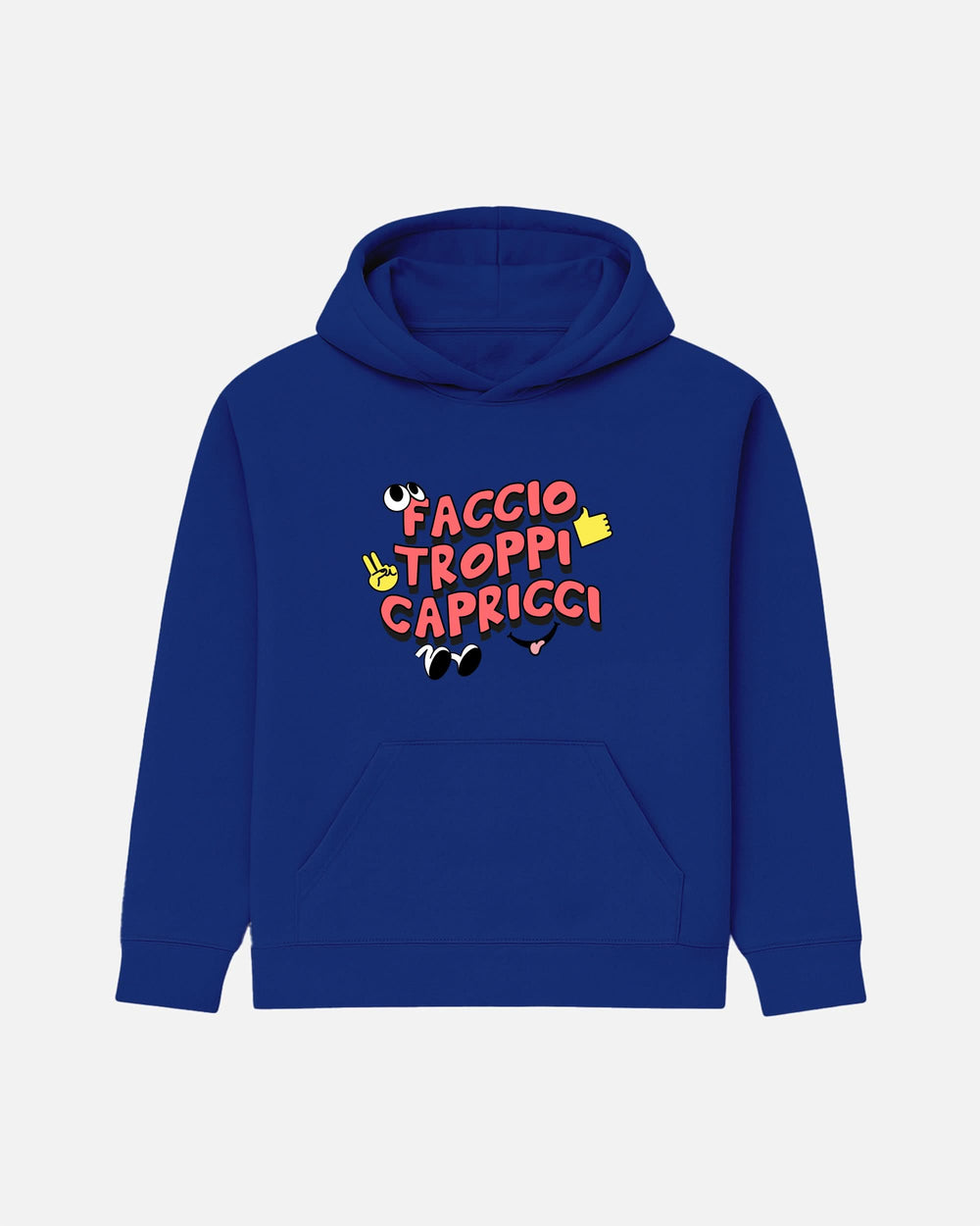 FELPA CON CAPPUCCIO BIZKIDZ "TROPPI CAPRICCI"