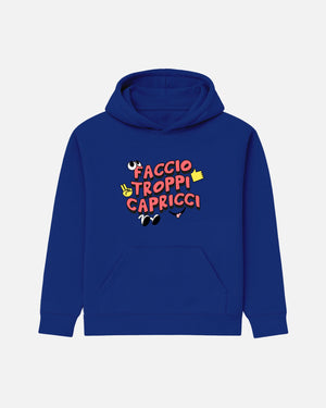 FELPA CON CAPPUCCIO BIZKIDZ "TROPPI CAPRICCI"