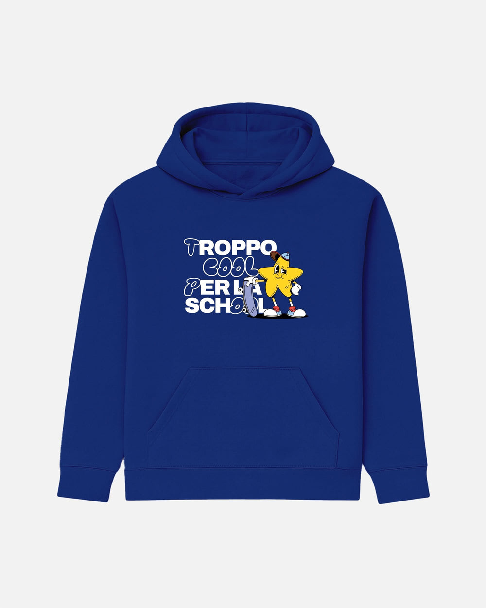 FELPA CON CAPPUCCIO BIZKIDZ "TROPPO COOL"