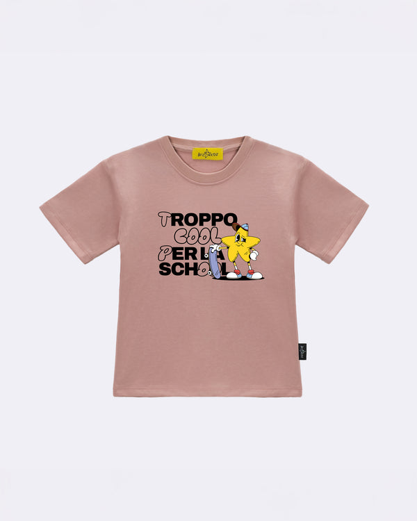 T-Shirt "Troppo Col per la School" Rosa