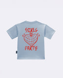 T-Shirt "Girls Party" Celeste retro