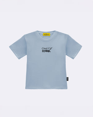 T-Shirt "Out of School" Celeste Fronte