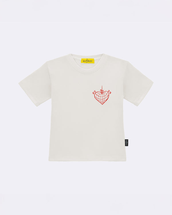 T-Shirt "Girls Party" Bianca fronte