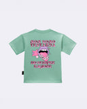 T-Shirt "Non sono testarda" Verde Retro