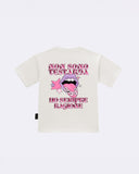 T-Shirt "Non sono testarda" Bianca Retro