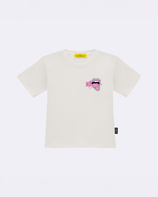 T-Shirt "Non sono testarda" Bianca Fronte