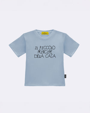 T-Shirt "Il piccolo principe" Celeste