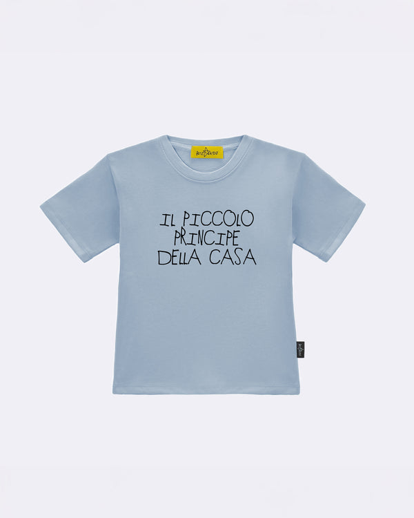 T-Shirt "Il piccolo principe" Celeste
