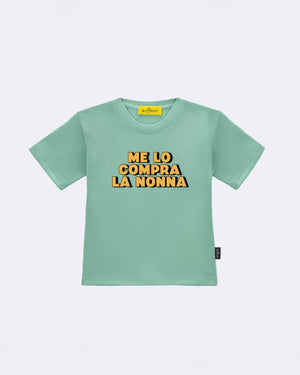 T-Shirt "Me lo compra la Nonna" Verde