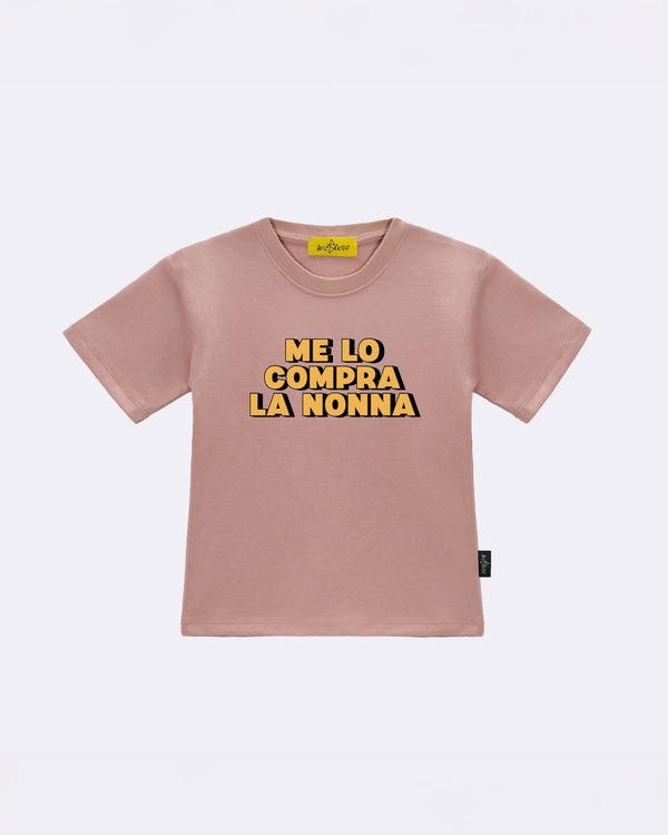 T-Shirt "Me lo compra la Nonna" Rosa