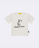 T-Shirt "Mamma mi stressi" Bianca