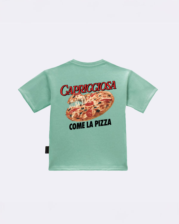 T-Shirt "Capricciosa" Verde Retro
