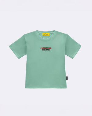 T-Shirt "Capricciosa" Verde Fronte