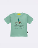 T-Shirt "Il mio cane è strano" Verde