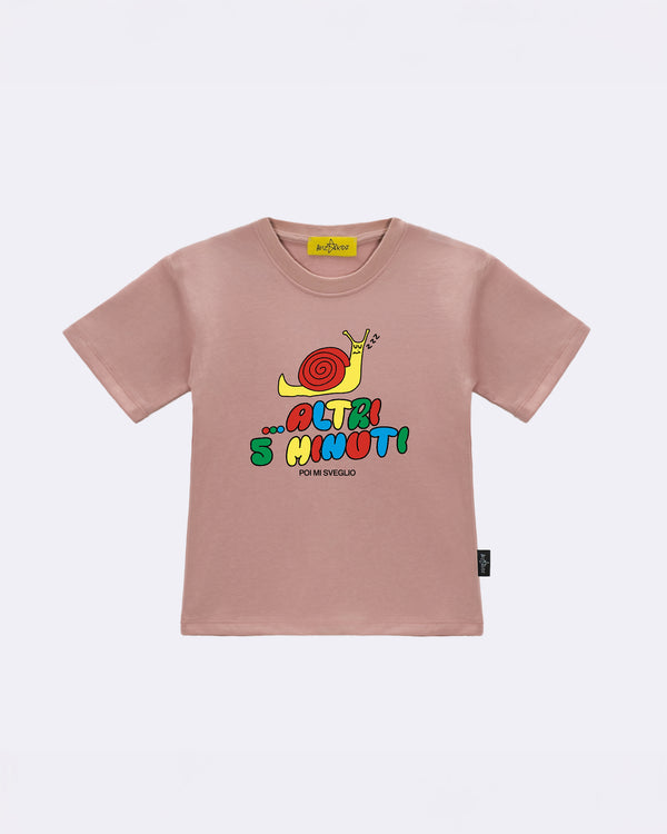T-Shirt "Altri 5 minuti" Rosa