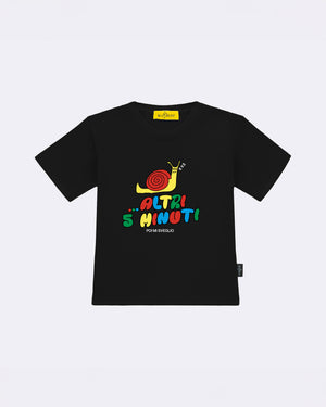 T-Shirt "Altri 5 minuti" Nera