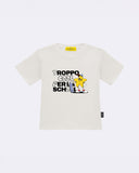 T-Shirt "Troppo Col per la School" Bianca