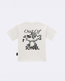 T-Shirt "Out of School" Panna Retro